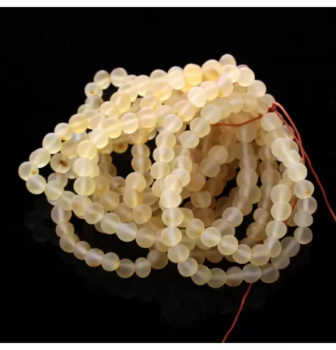 10 Raw Lemon BAROQUE Baltic amber adult stretch bracelets 19cm