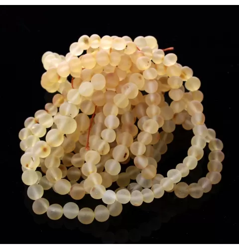 10 Raw Lemon BAROQUE Baltic amber adult stretch bracelets 19cm