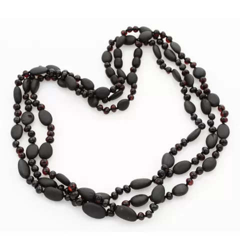 3 Cherry BEANS n NUGGETS Baltic amber necklaces 48cm
