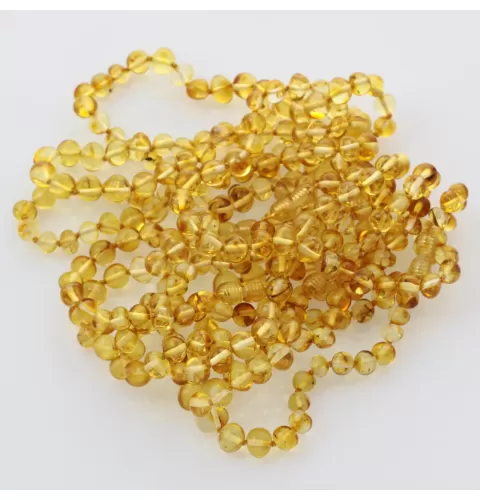 10 Big Lemon Baltic Amber Anklets Bracelets 25cm