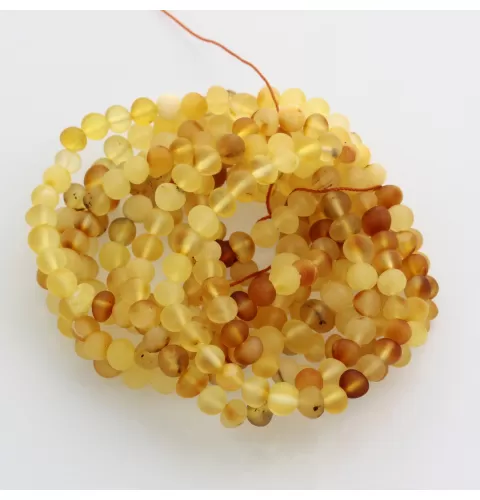 10 Raw Mix BAROQUE Baltic Amber Stretchy Bracelet 19cm