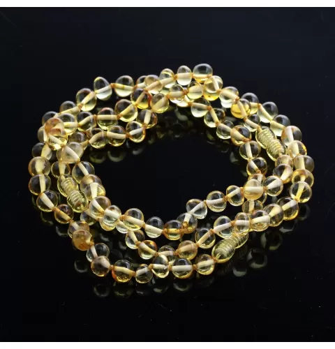 3 Honey Baltic Amber Anklets Bracelets 25cm