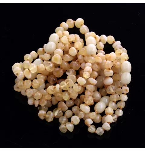 10 Big Butter BAROQUE Baltic amber teething bracelets 14cm