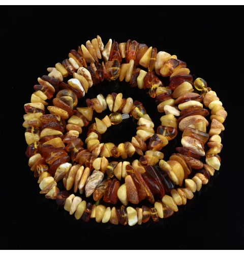 Vintage Nuggets Baltic amber necklace 88cm