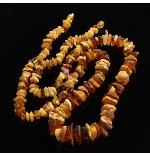 Vintage Nuggets Baltic amber necklace 88cm