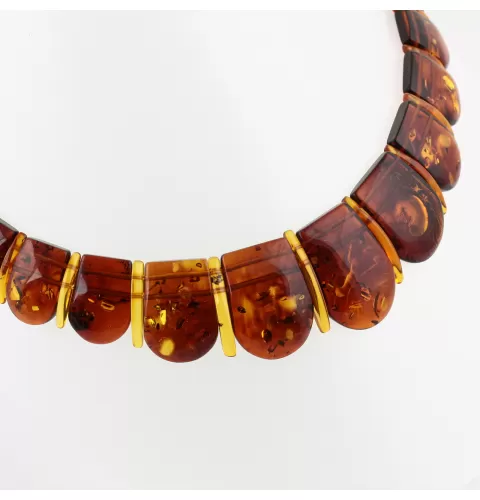 Elegant Baltic amber necklaces collar 45cm