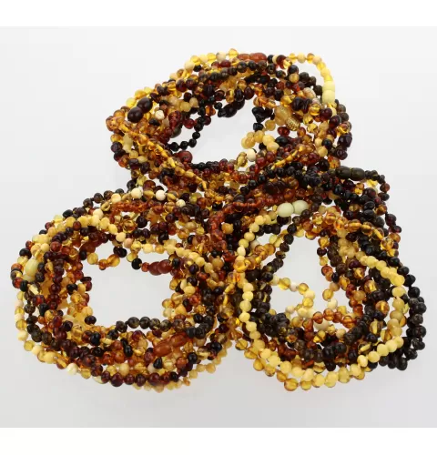 Sampler BAROQUE Baltic amber teething necklaces