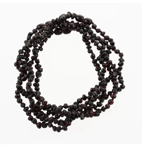 5 Small Cherry BAROQUE Baltic amber teething necklaces 30cm