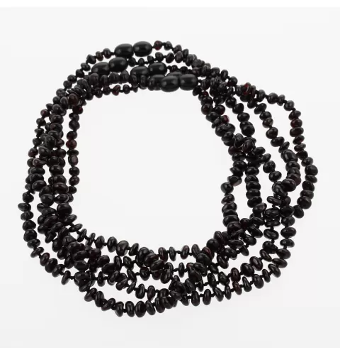 5 Cherry NUGGETS Baltic amber teething necklaces 33cm