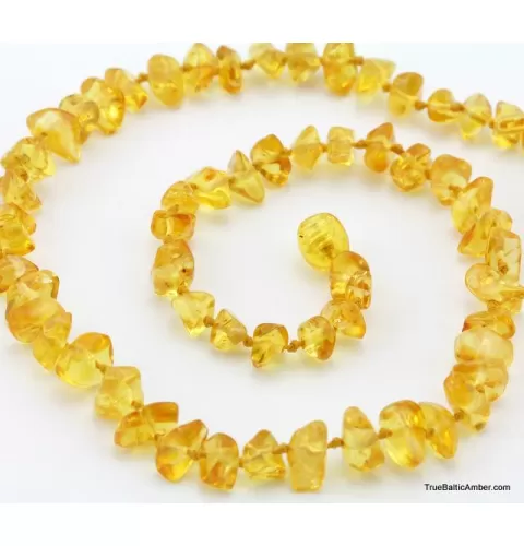 Wholesale Baby teething Baltic amber honey bead necklaces