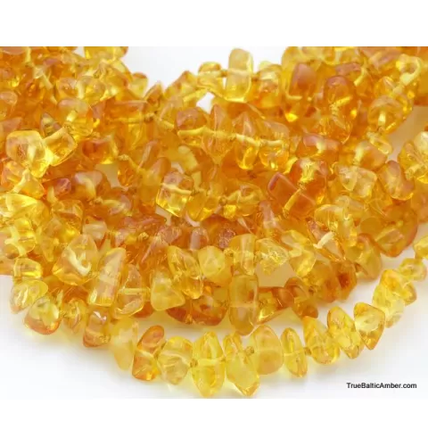 Wholesale Baby teething Baltic amber honey bead necklaces