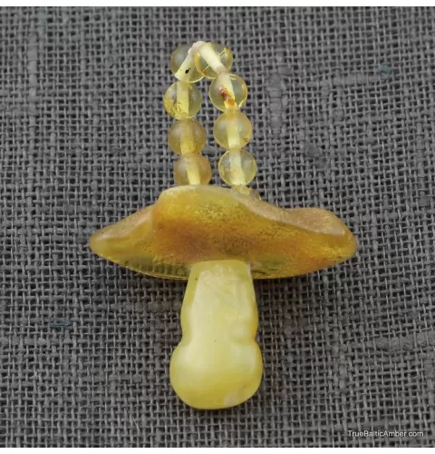 Baltic amber teething dummy - pacifier