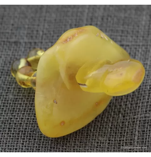 Baltic amber teething dummy - pacifier