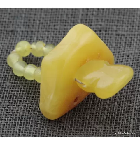 Baltic amber teething dummy - pacifier