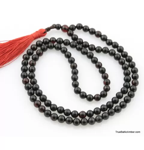 Tibetan Buddhist Mala Prayer 108 Baltic amber beads