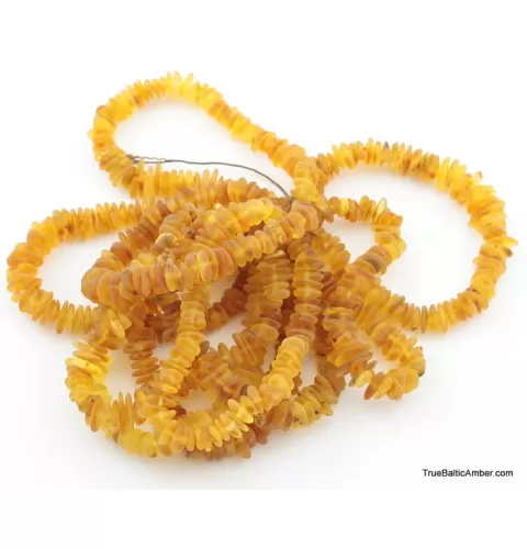 10 honey Raw NUGGETS Baltic amber elastic bracelets