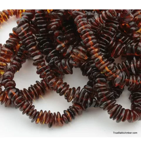 10 Cognac NUGGETS Baltic amber adult strech bracelets