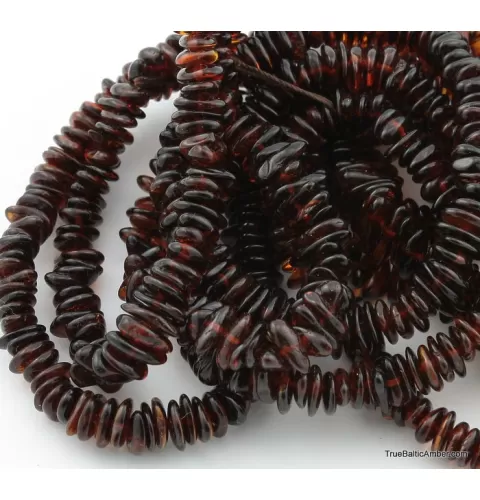 10 Cognac NUGGETS Baltic amber adult strech bracelets