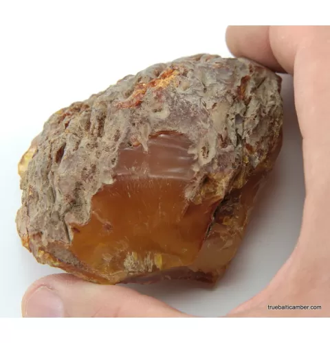 Massive genuine Baltic amber fossil stone 125g