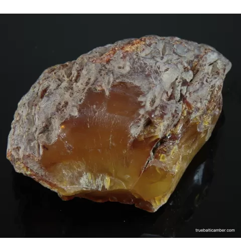 Massive genuine Baltic amber fossil stone 125g
