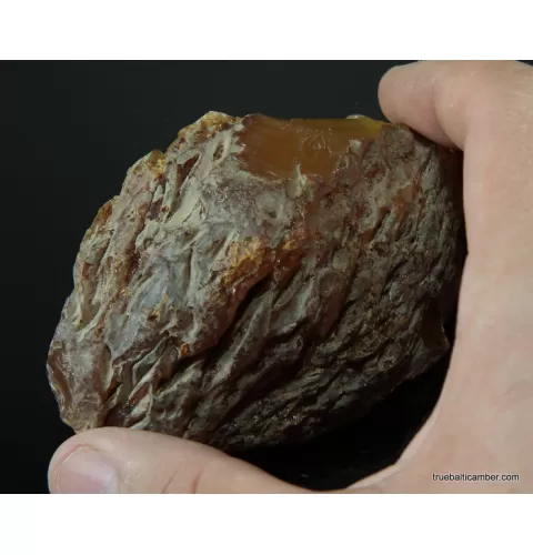 Massive genuine Baltic amber fossil stone 125g