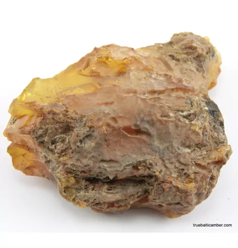 Massive genuine Baltic amber fossil stone 123g