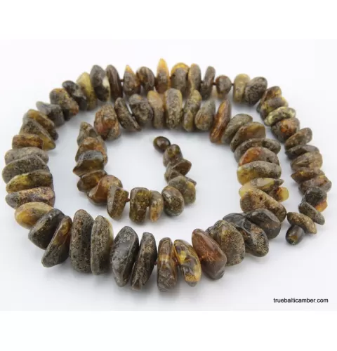 Large HEALING Baltic amber beads necklace