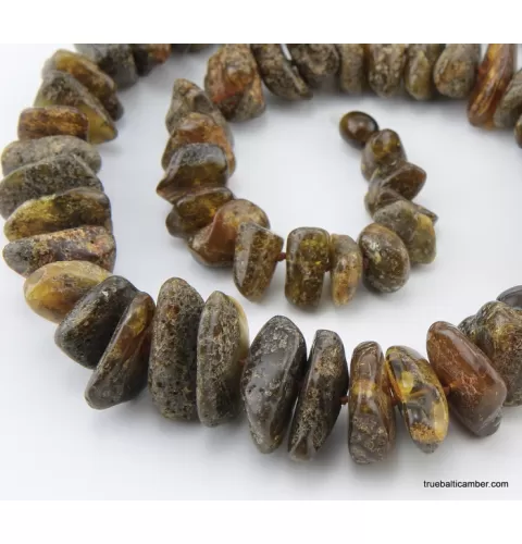 Large HEALING Baltic amber beads necklace