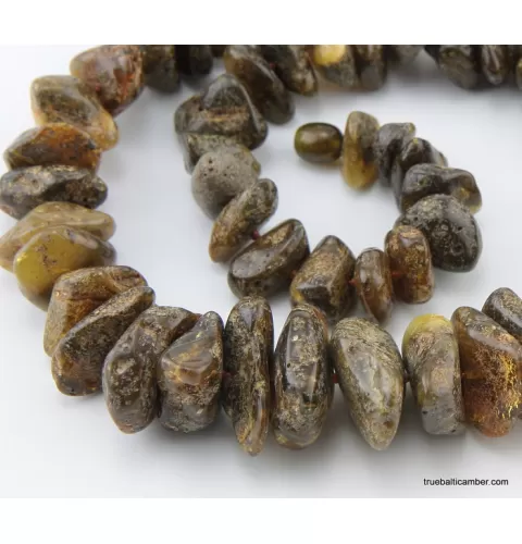 Large HEALING Baltic amber beads necklace