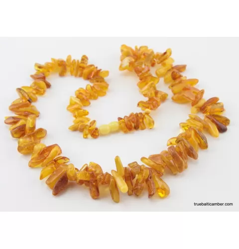 Honey THORNS Baltic amber necklace 24in
