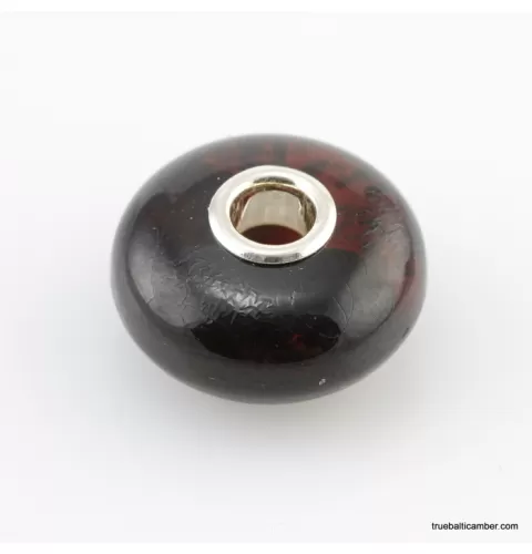 Cherry Baltic amber PANDORA style bead