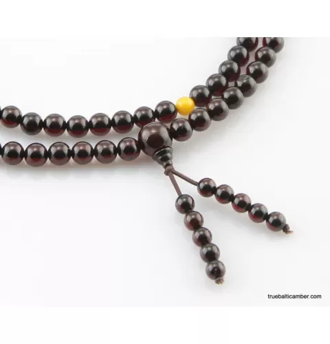 Tibetan Buddhist Mala Prayer 108 Baltic amber beads