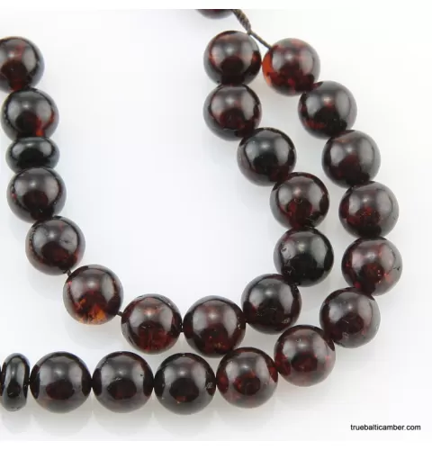 Islamic 33 ROUND beads prayer PRESSED Baltic amber rosary