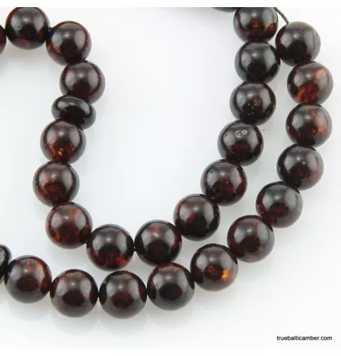 Islamic 33 ROUND beads prayer PRESSED Baltic amber rosary