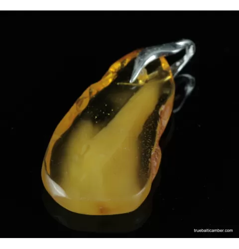Baltic amber CARVED pendant