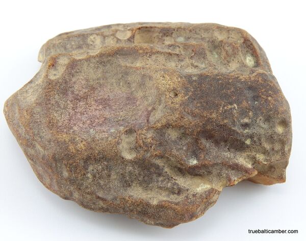 Massive genuine Baltic amber fossil stone 132g