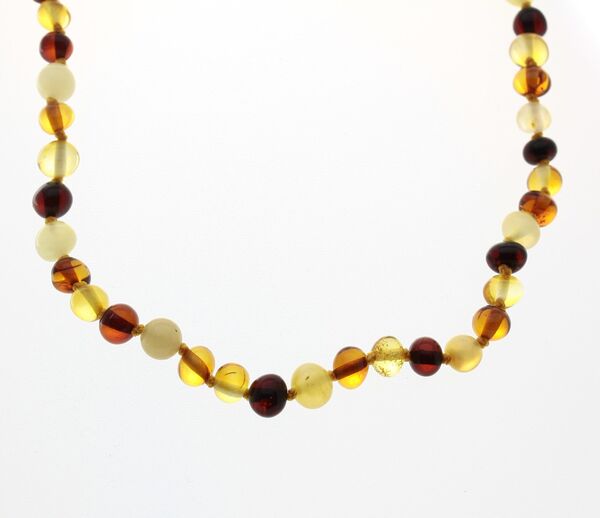 Multi4 Baltic Amber Teething Necklace For Babies