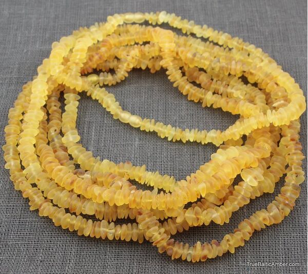 5 CHIPS NUGGETS Baltic amber adult necklaces