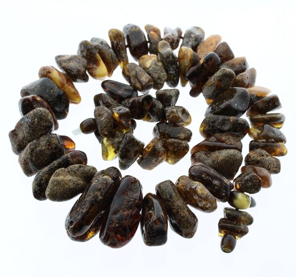 Large HEALING Baltic amber beads necklace
