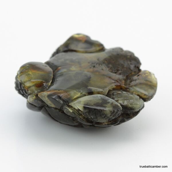 Carved Genuine BALTIC AMBER - Turtle