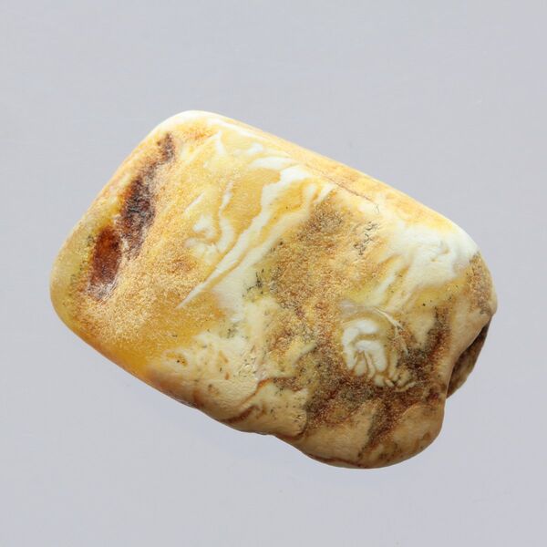 Raw Rough White Genuine Baltic amber 5g Stone