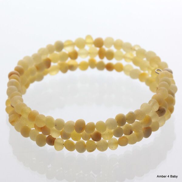 Memory wire Baltic Amber Bracelet for Adults