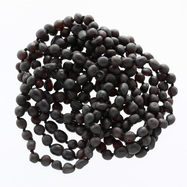 10 Raw Cherry Olives Baltic Amber Bracelets 22cm