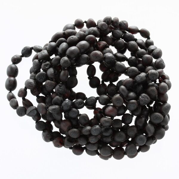 10 Raw Cherry Olives Baltic Amber Bracelets 22cm