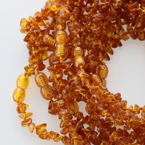100 NUGGETS Baltic amber teething Baby necklaces