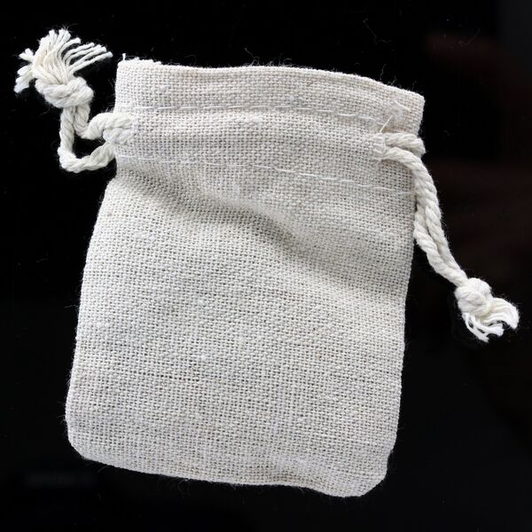 Small Cotton Fabric Gift Pouch