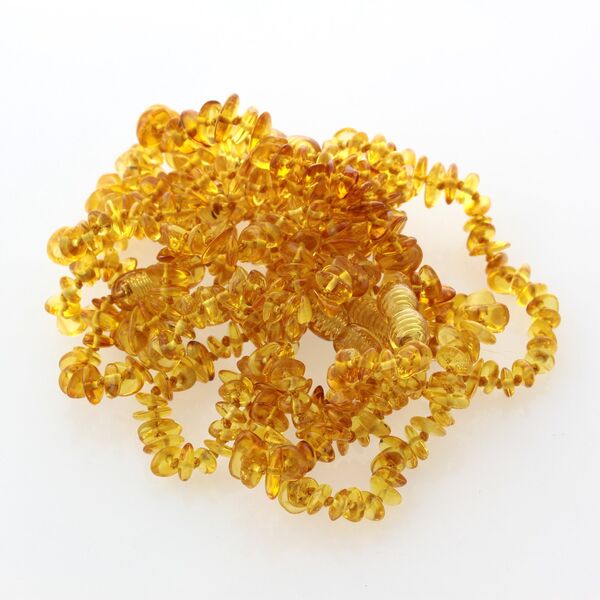 10 Honey CHIPS Baltic amber teething bracelets 14cm