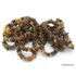 10 Green NUGGETS Baltic amber adult strech bracelets