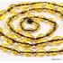 Large Facet Cut OLIVE beads Baltic amber necklace
