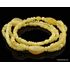 Butter composition Baltic amber necklace 30in
